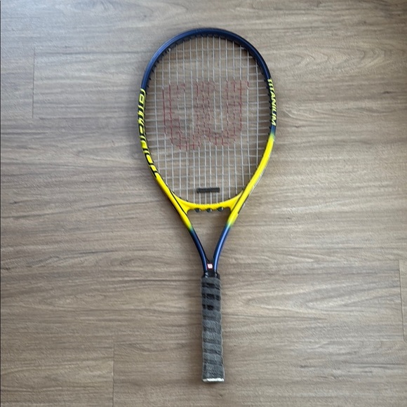 Wilson Yellow and Blue Tennis Racket - Picture 1 of 6